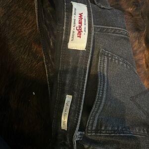 Wrangler Men's Dark Gray Slim Jeans